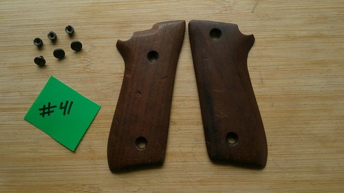 Taurus PT92 9mm Cal Parts Wood Grips & Screws