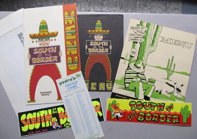 South of the Border, Dillon, SC Paraphernalia, Collectables, large lot-LOOK