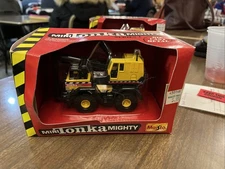 Mini Tonka Mighty Backhoe Series 1 Diecast Metal Maisto New In Box 1998