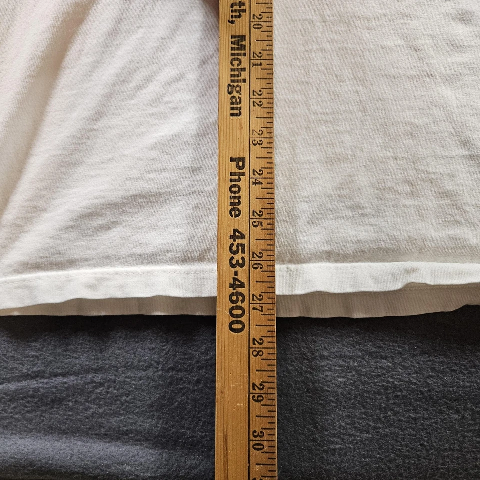 Vintage Adidas Shirt Mens XL White Soccer Never Stops Tee T-Shirt 90s Graphic - Image 4 of 4