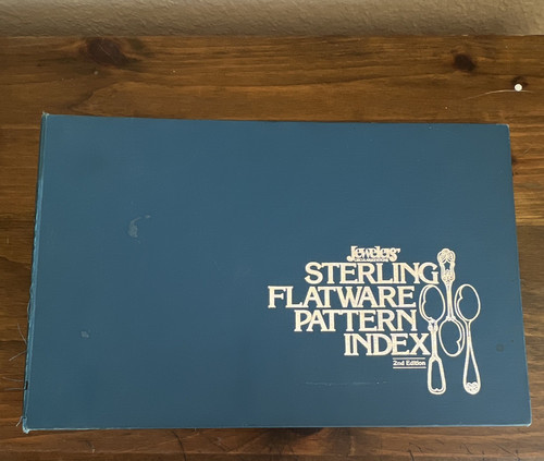 Jewelers Circular Keystone Sterling Silver Flatware Pattern Index 2nd Ed 1978
