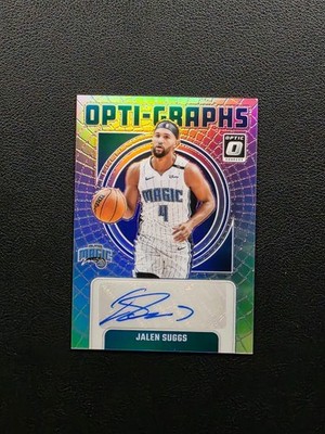 Jalen Suggs 2024-25 Panini Donruss Optic Basketball Opti-Graphs Auto silver /99