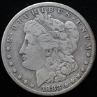 KAPPYSCOINS GH871  1883CC CARSON CITY MORGAN SILVER DOLLAR  NICE  FINE