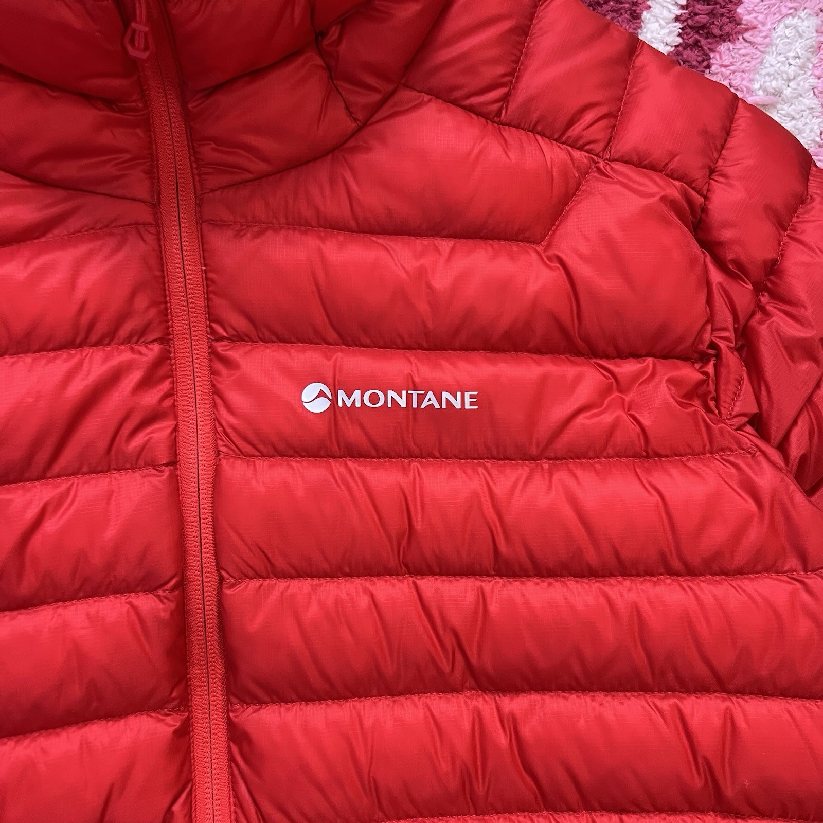 Montane Red Pertex Quantum XT Hooded Puffer Jacket Size M image 3