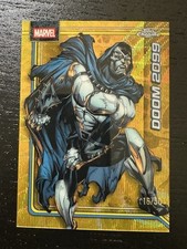 2026 Topps Chrome Marvel Doom 2099 Gold Wave Refractor 16/50 #112 SP