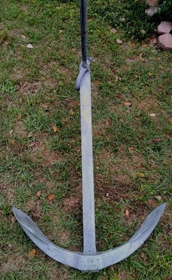 80# Luke Galv. Take-Apart Kedge Style Storm Anchor-Very Good, Complete