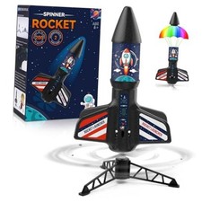 Rocket Launcher for Kids - Self-Launching 200 ft Motorized Outdoor Blue
