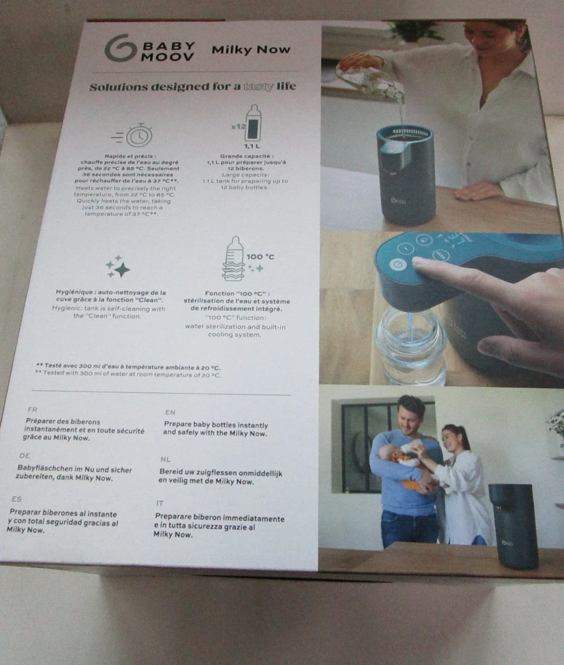 Babymoov Milky Now - Flaschenwärmer - Grau/Türkis - A002301 - Bild 3 von 4