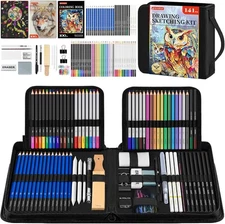 141 Colors Colored Pencils Set for Adults - Professional Art Supplies
