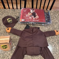 UPS licensed Pal Dog Pet Costume: Hat Shirt with Arms, Hat Box PET20151 LARGE