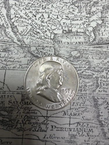 1957 D Franklin Half Dollar BU - FH07