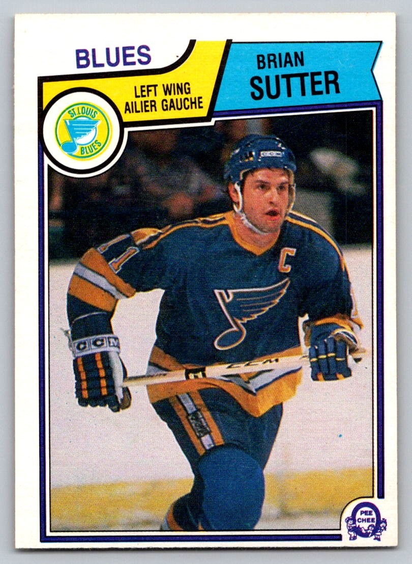 1983-84 O-Pee-Chee #320 Brian Sutter St. Louis Blues