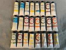 Lot of 36 - Gamblin Artists & 1980 Oil Color Paint 37ml - NEW