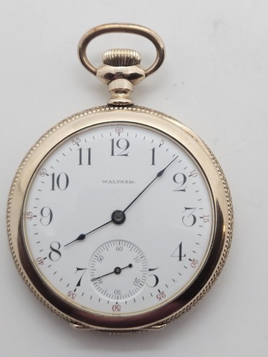 Antique Working 1899 WALTHAM Royal 17J Gold G.F Victorian Gents Pocket Watch 16s - Picture 12 of 22