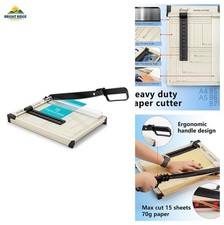 Ecraft 12" Guillotine Paper Cutter Paper Trimmer Accurate Cutting with Safety Gu