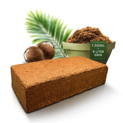ProFlora Kokoserde gepresst   9L torffreie Anzuchterde aus Kokosfasern