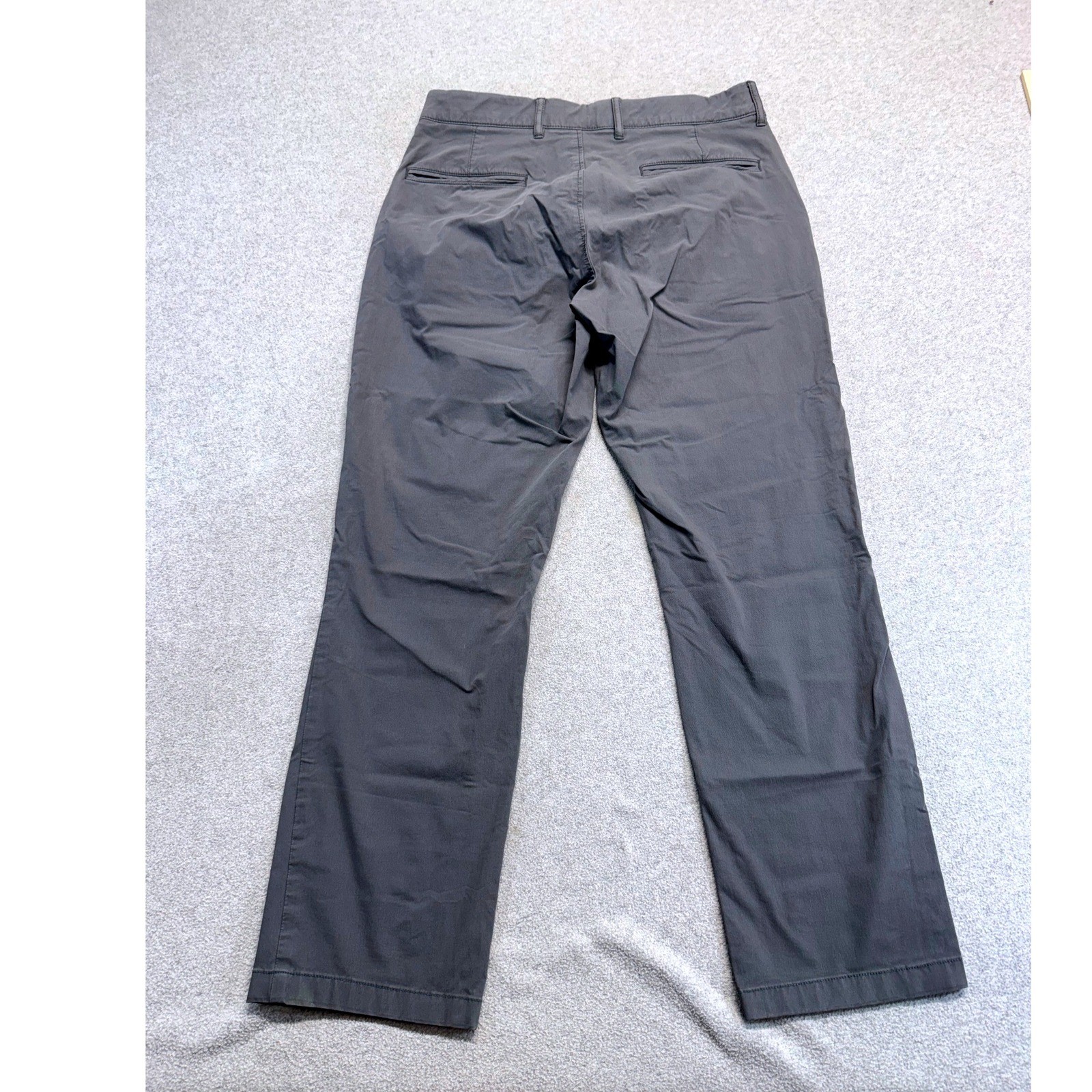 J.Crew Tech Pant Mens 29 Charcoal Gray Slim Straight Performance Chino Stretch image 9