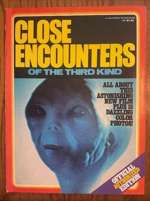Close Encounters of the Third Kind Authorized Magazine 1978 Poster included