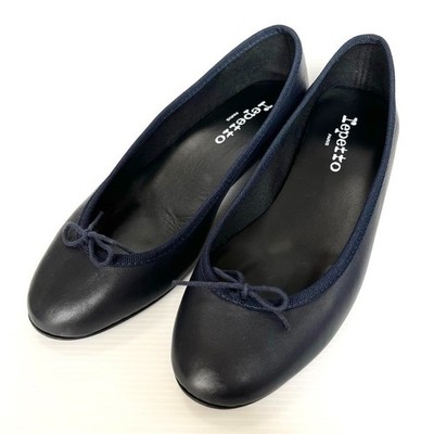 Repetto Camille バレエシューズ　ネイビー　24cm Repetto Navy Camille Heels Repetto