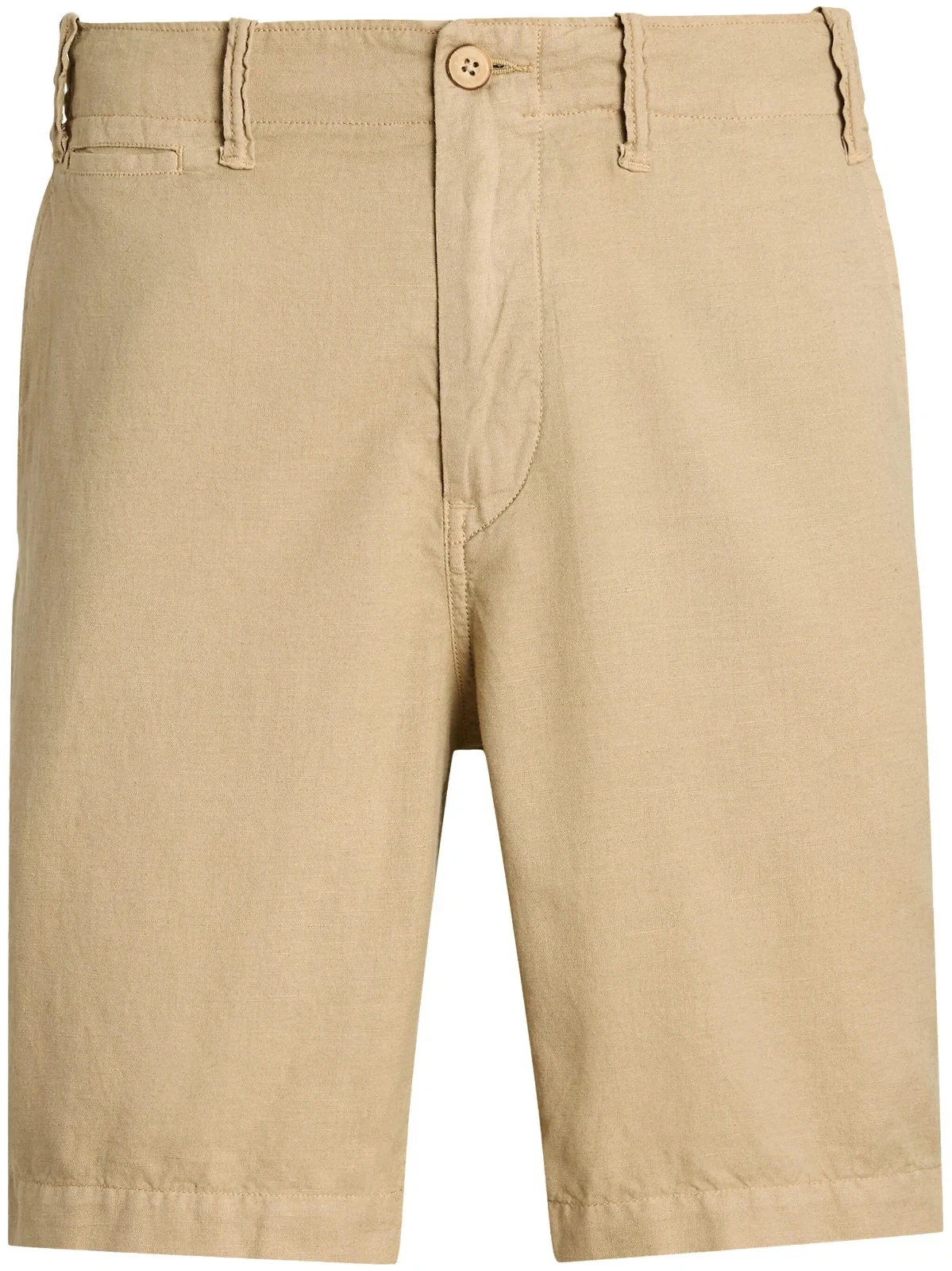 Polo Ralph Lauren Chino Shorts Men's 34 Beige Linen Cotton Classic Fit RED1206