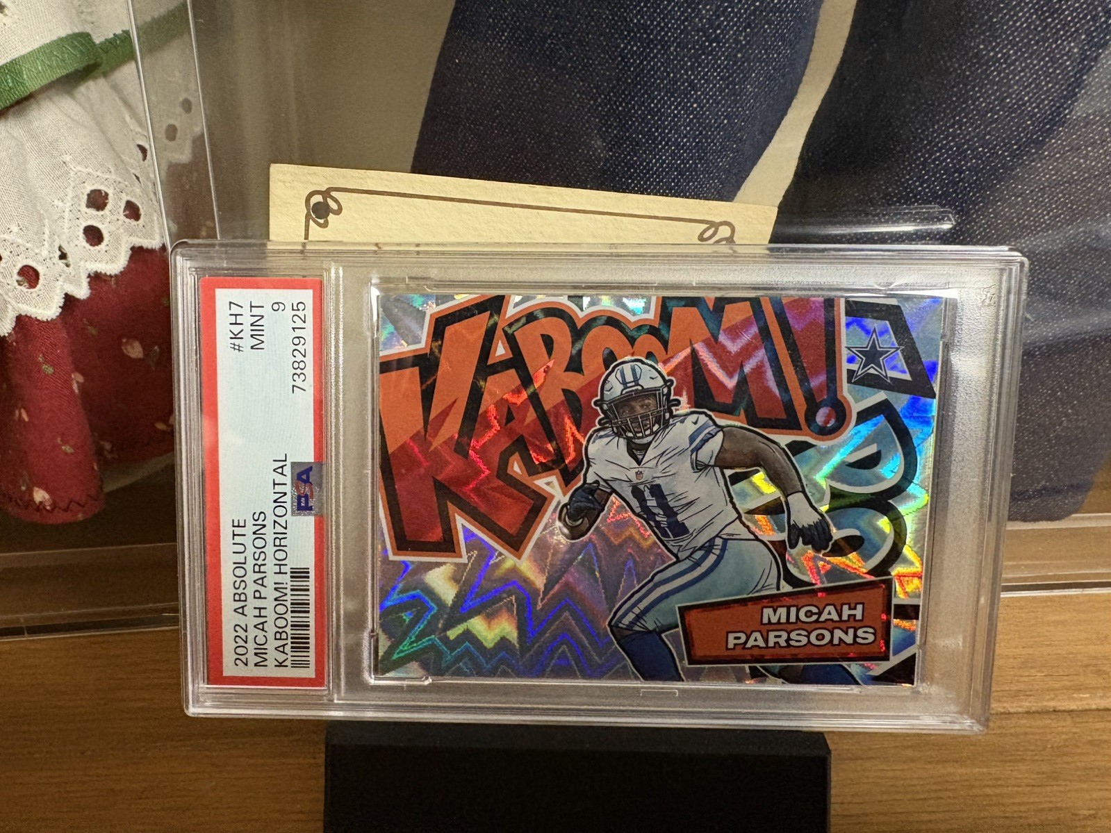 2022 Panini Absolute - Kaboom! Horizontal Micah Parsons #KH7 PSA 9