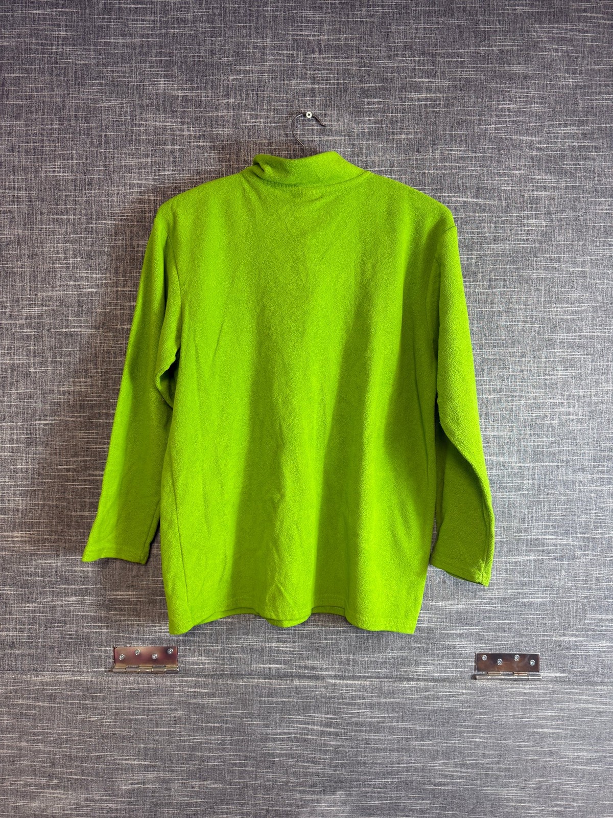 Champion Fleece Sweatshirt Women's L Green Half Zip Casual Outdoor image 6