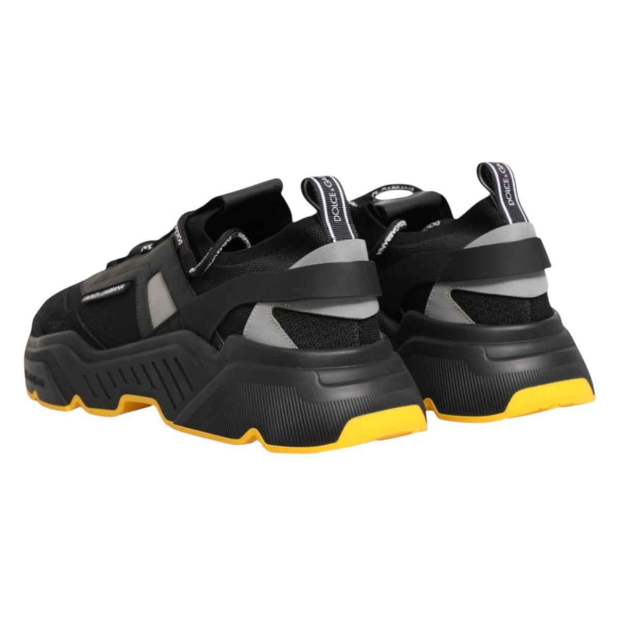 DOLCE & GABBANA Shoes Black Daymaster Low Top Men Sneakers EU46