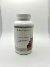 Pharmanex Marine Omega, Omega-3 Supplement With Krill Oil,120 Softgels EXP 11/25