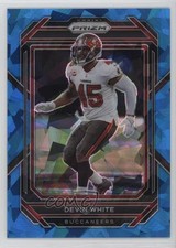 2022 Panini Prizm Blue Ice Prizm 44/99 Devin White #279 0e9i