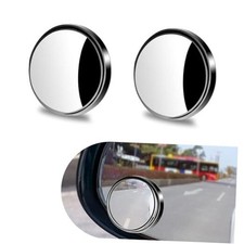 2 PCS Car Blind Spot Mirror, 360 Degree Adjustabe Angle Side View Mirror,