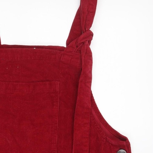 Lucy & Yak Women's Red Corduroy Pinafore Dress S - Picture 8 of 12
