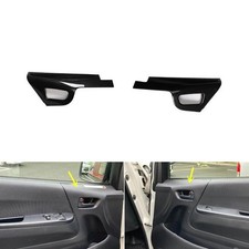 Pegatinas interiores de fibra de carbono ABS para Toyota Hiace serie 200 2014-2018