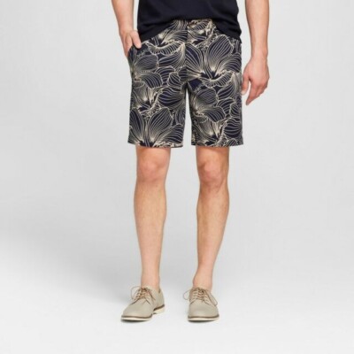 Goodfellow 38 Shorts NWOT Liden Shorts 9'' Navy Floral