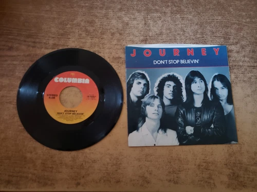 1980s EXCELLENT Journey – Don't Stop Believin'/NATURAL THING 02567 45