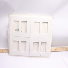 Bates Choice Decorator Two Gang Switch Wall Plate Cover White
