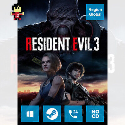 Resident Evil 3 Remake Steam Key PC GLOBAL ( NO DISC )