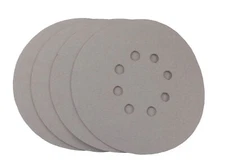 6" X 8 Hole Platinum Film Hook and Loop Grip Sanding Discs (25 Pack, 400 Grit)