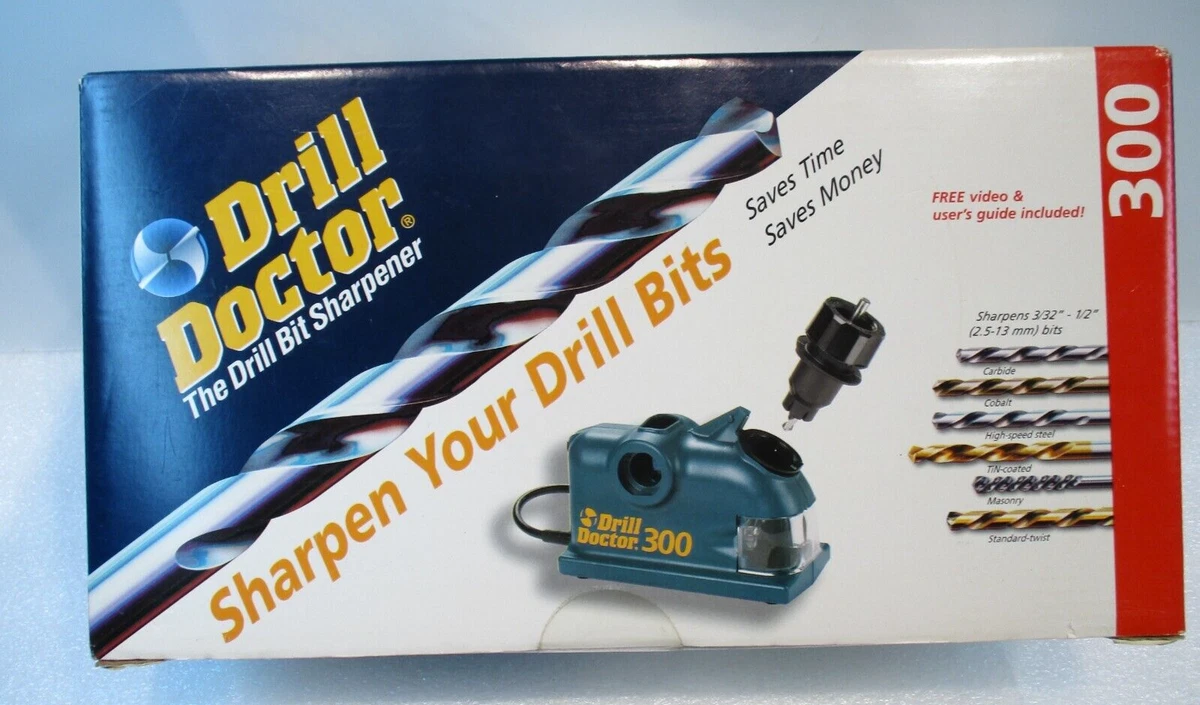 Drill Doctor 300 Drill Bit Sharpener Tool Equipment 20,000 RPM motor