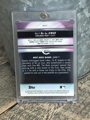 2024 Topps Hertage Elly De La Cruz Chrome Refractor Rooke /575 RC