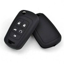 5 Buttons Silicone Flip Key Fob Cover Remote Case For Chevrolet Cruze Buick Gm