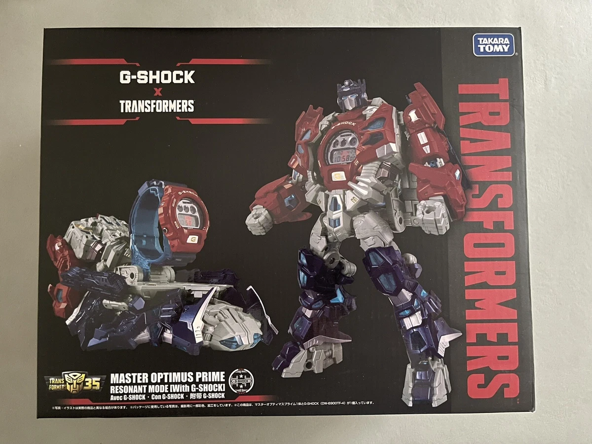 Transformers Optimus Prime Casio G SHOCK x Master DW6900TF SET