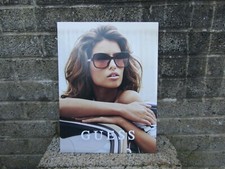 Genuine Guess designer eyewear shop display advertising - LG standing cardboard