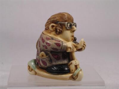 Harmony Kingdom Ball Pot Bellys/Belly 'Mouse Clicker' Computer Techy -PBPTE -NIB