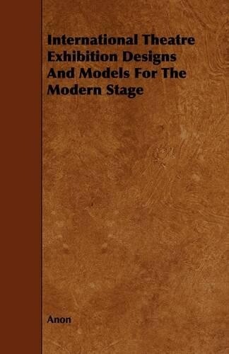 Thumbnail - Anon International Theatre Exhibition Designs And Models For The M