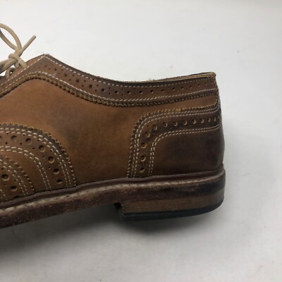 Allen Edmonds Neumok Wingtip Oxford Dress Shoe Walnut Brown  display picture 2