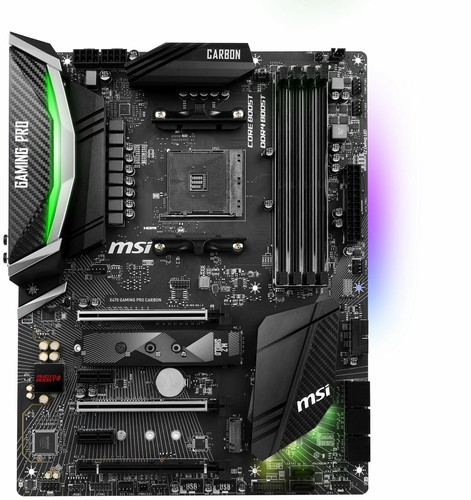 Placa madre MSI X470 GAMING PRO CARBON AMD X470 Socket AM4 4xDDR4 ATX 2xM.2 - Imagen 2 de 5