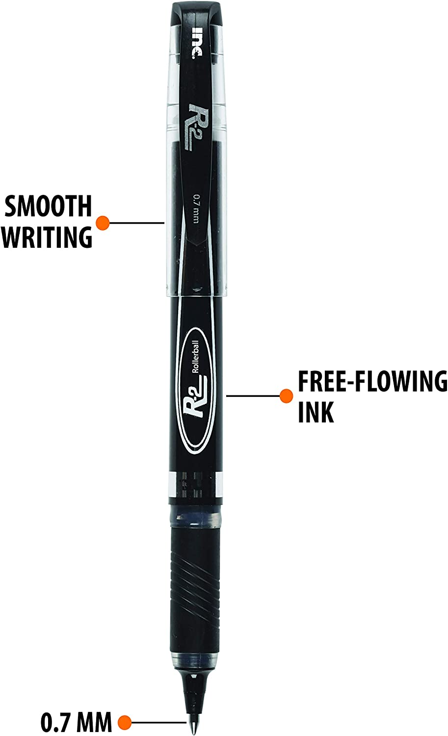 R2 Rollerball Pens 0.7 Mm MediumPoint Pen Set with Comfort Grip for