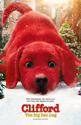 BB0883 Clifford the Big Red Dog Film 2021 Anime Movie Poster 11x17