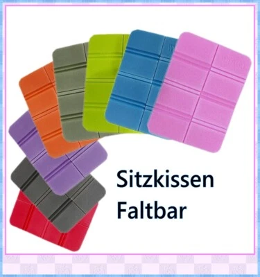 MARKENLOS Sitzkissen faltbar outdoor Thermo Sitzmatte Iso Sitzunterlage Wandern Stadion
