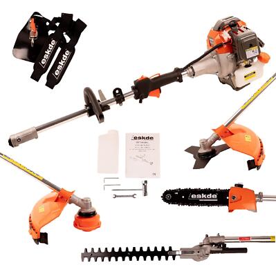 5 in 1 Garten Multitool 52cc Benzin Heckenschere Kettensäge Motorsense Motorsense DEMO